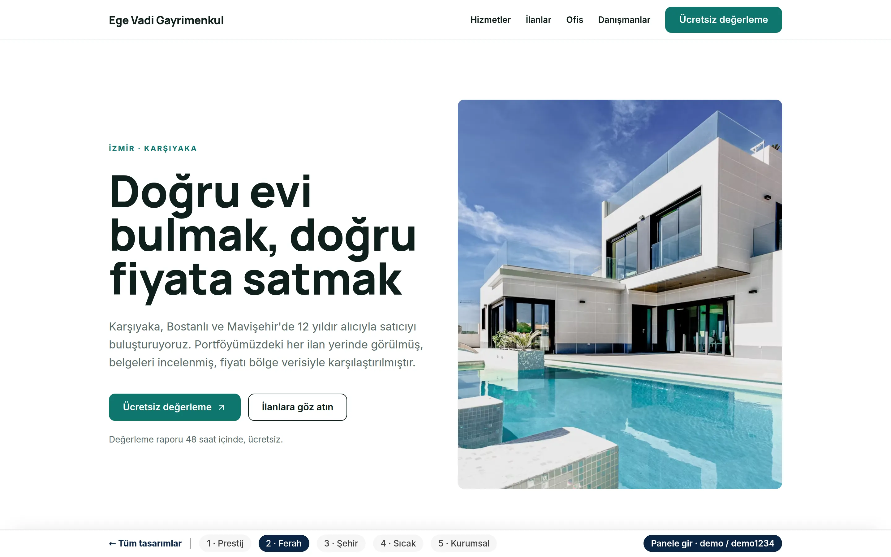 Tasarım 2 — Ferah
